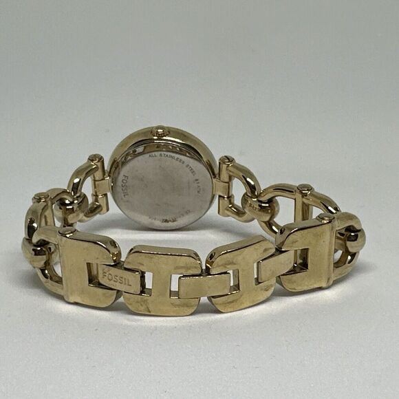 Fossil Olive ES3349 Women's Gold Stainless Steel Analog Dial Quartz Watch HME100 - Picture 9 of 11